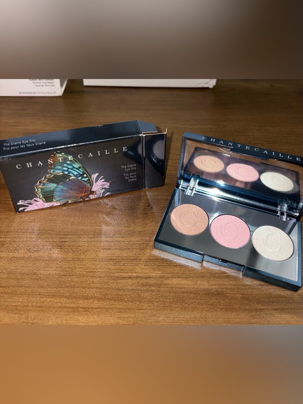 Chantecaille Les Papillons Diana Eye Trio Butterfly Eyeshadow Palette NIB MSRP80